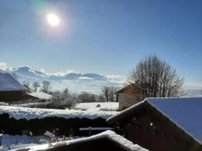 Chalet avec vue panoramique à 5 min des pistes de la station des Brasses